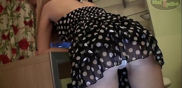  Nice Dress And Hot Mini String Panties